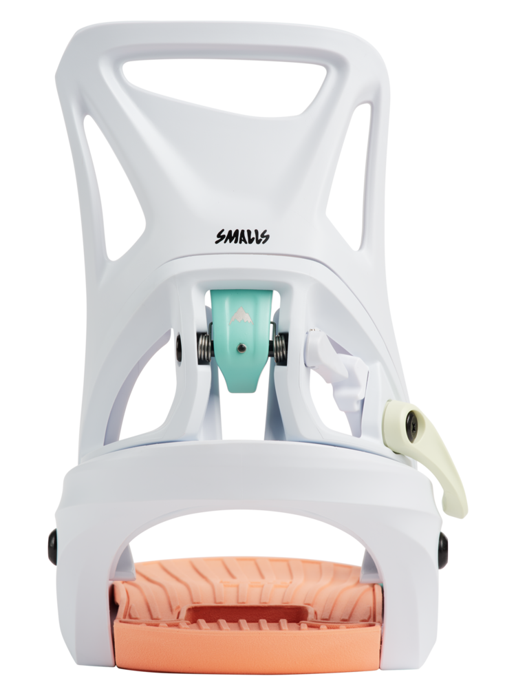 Burton Kids' Smalls Step On Snowboard Bindings | White / Multi