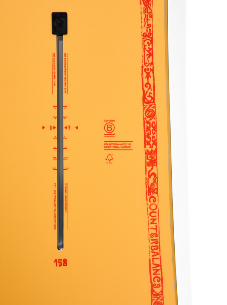 Burton Men's Counterbalance Snowboard | Sun Glow
