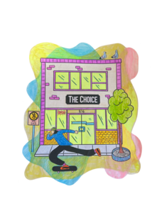 The Choice Shop Colouring Contest Sticker