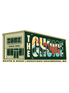The Choice Shop Building Sticker | Cream