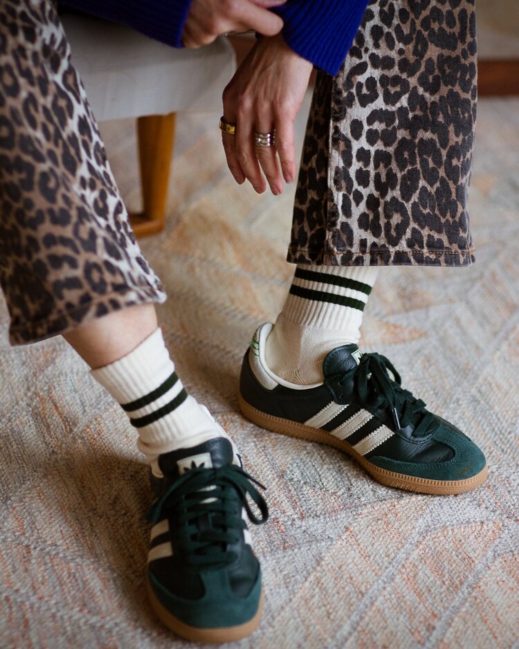 Unified Gym Socks | Juniper Stripe
