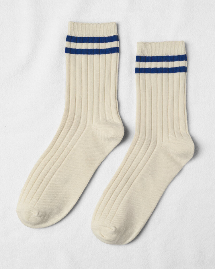 Unified Academy Socks | Cobalt Stripe