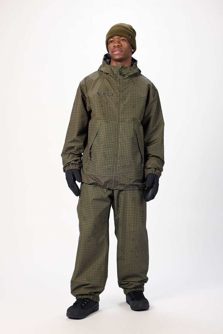 Airblaster Men's Access Jacket | Olive Grid