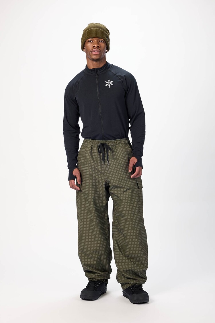 Airblaster Men's Access Cargo Pant | Olive Grid