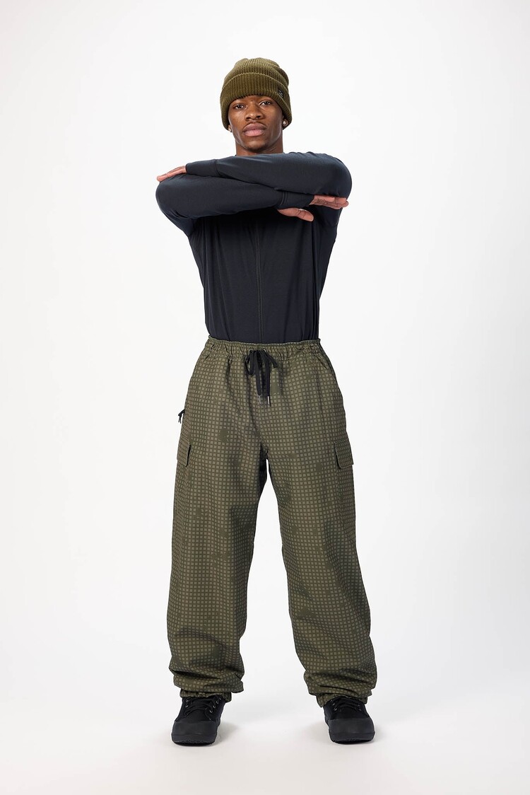 Airblaster Men's Access Cargo Pant | Olive Grid