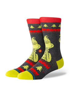 Stance Grinch Sweater Crew Socks | Black