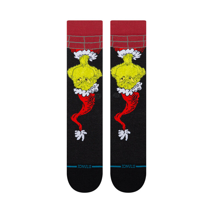 Stance Down The Chimney Crew Socks | Black