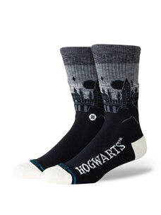 Stance Hogwarts Castle Crew Socks | Black