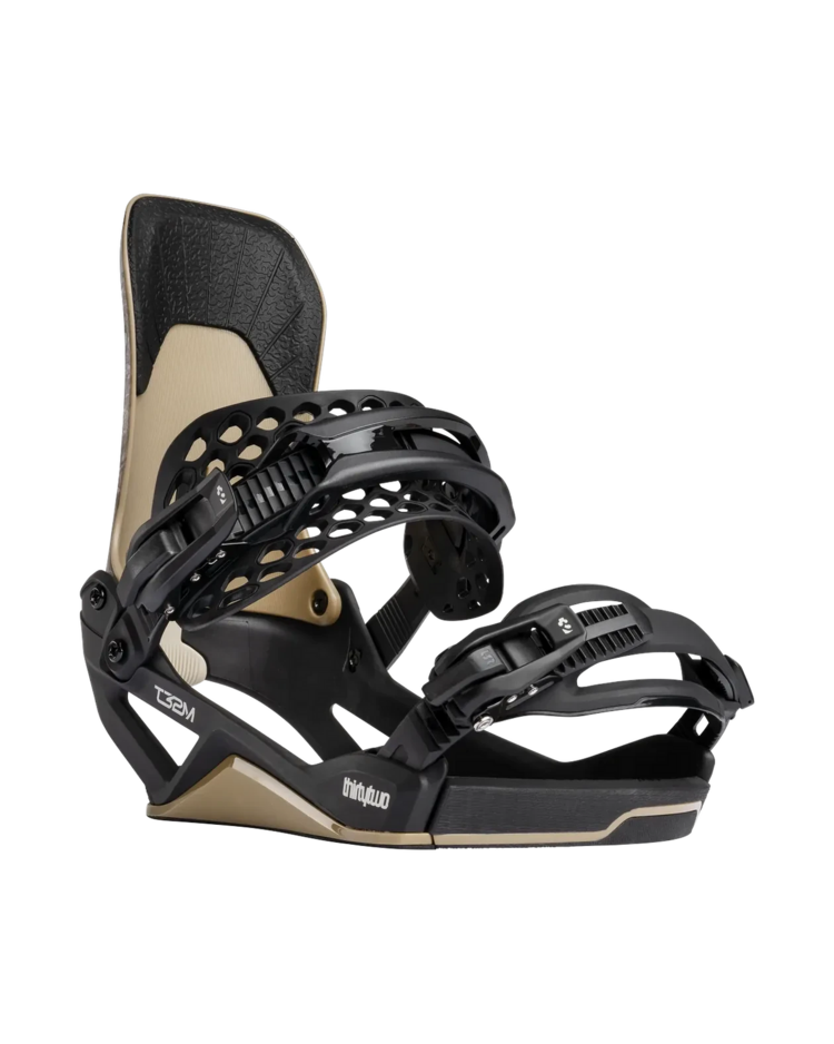 ThirtyTwo Men's T32M Stevens Fase Snowboard Bindings | Stevens Brown / Black