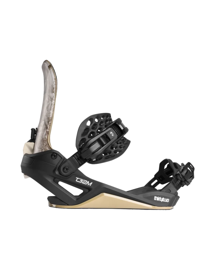 ThirtyTwo Men's T32M Stevens Fase Snowboard Bindings | Stevens Brown / Black