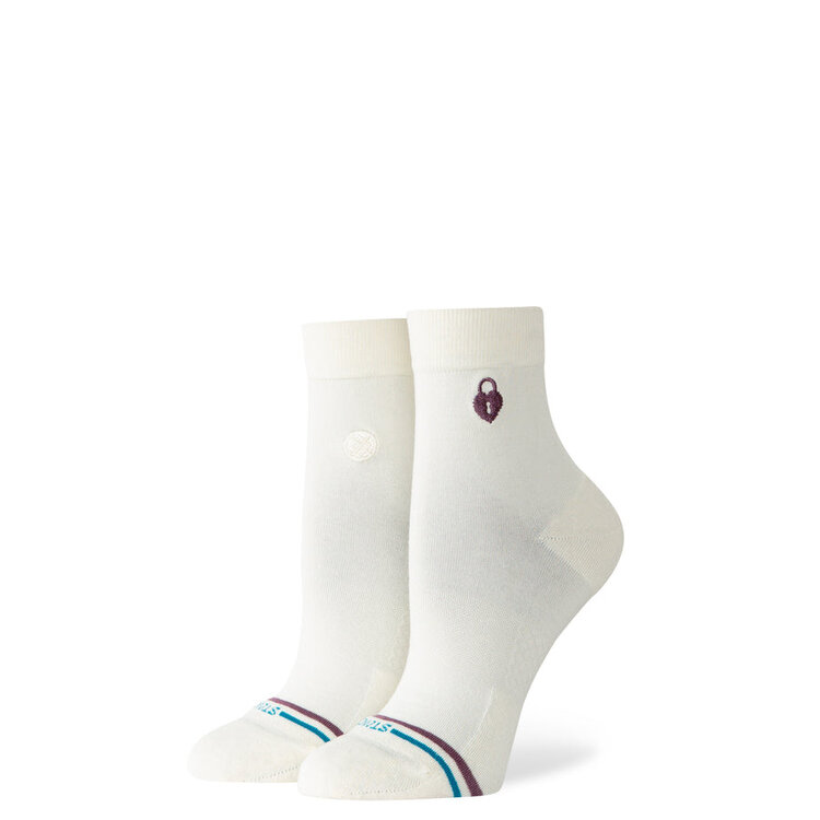 Stance Women's Lock and Key Quarter Socks | Canvas