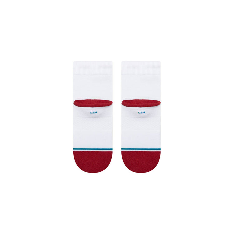 Stance Women's Naughty or Nice Quarter Socks | White