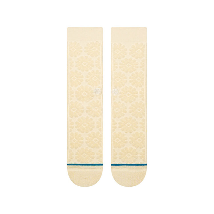 Stance Women's Daisy Terry Crew Socks | Off White