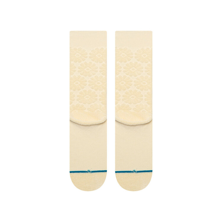 Stance Women's Daisy Terry Crew Socks | Off White