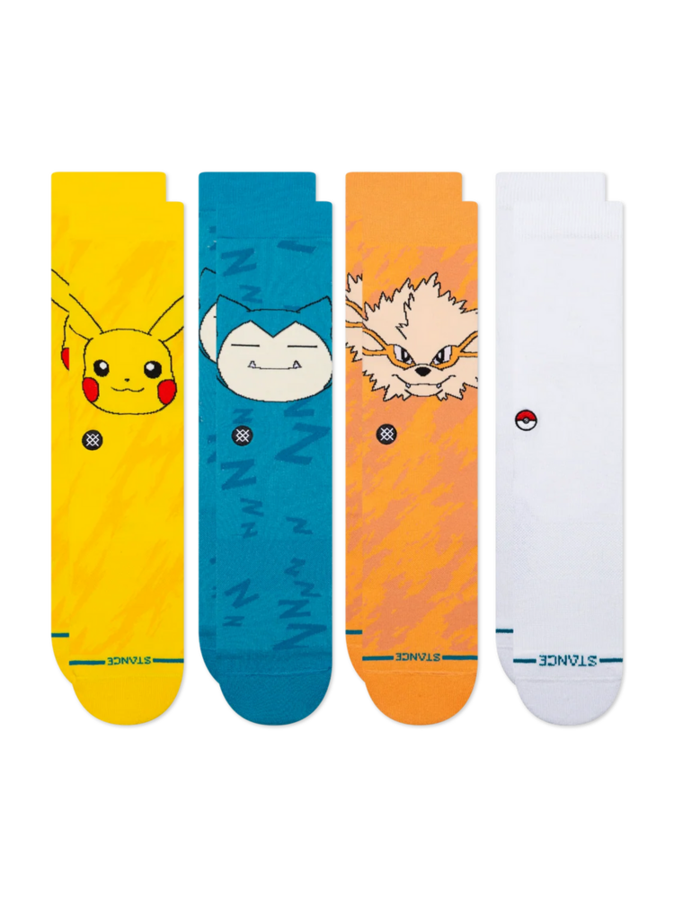 Stance Pokemon Trainer Crew Socks Box Set | Multi