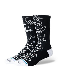 Stance Lucas Crew Socks | Black