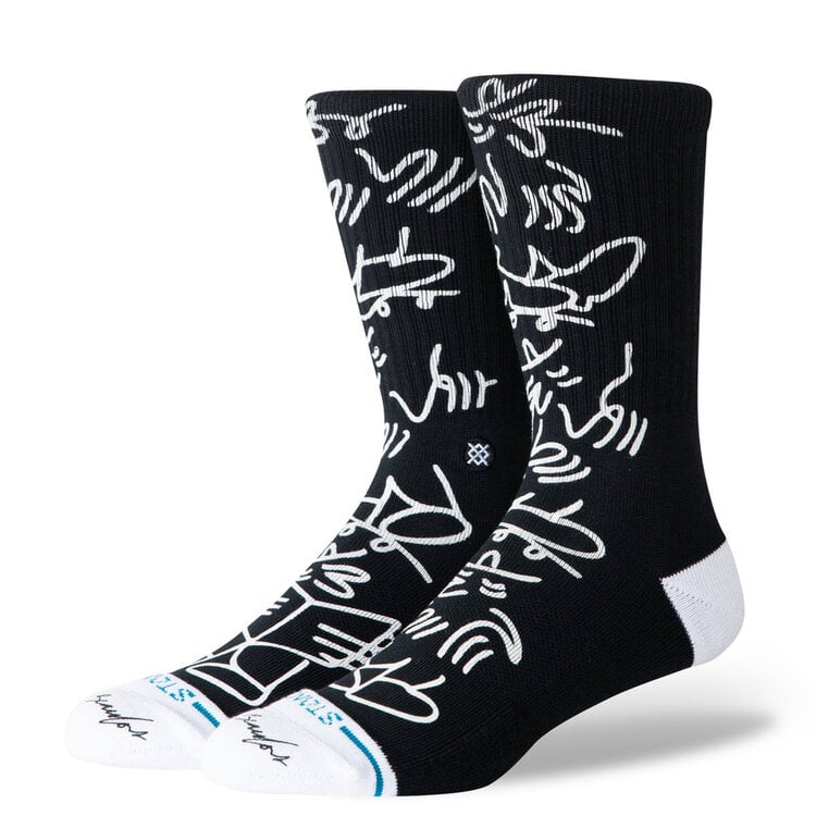 Stance Lucas Crew Socks | Black