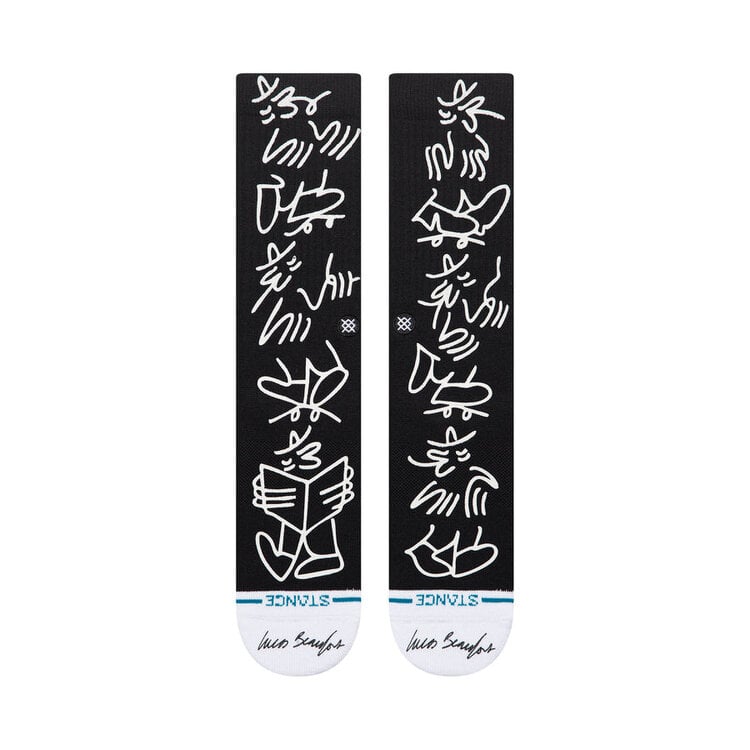 Stance Lucas Crew Socks | Black
