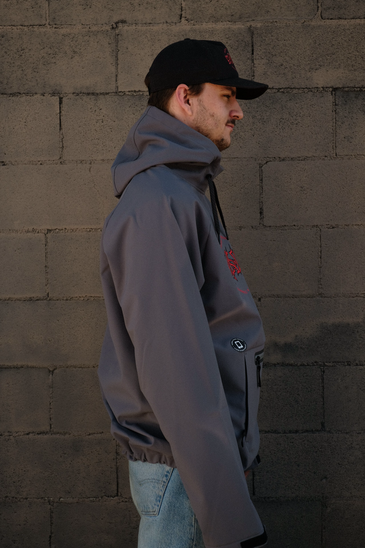 686 Technical Apparel 686 X The Choice Custom Waterproof Hood Boarders Choice | Rhino Grey