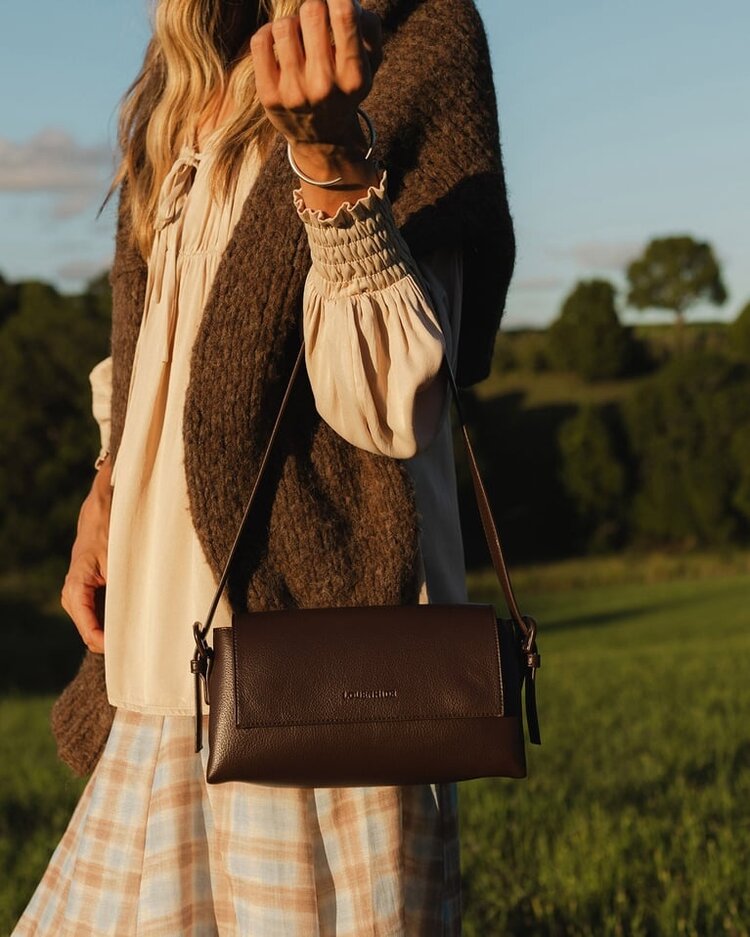 Louenhide Sophia Crossbody Bag | Chocolate