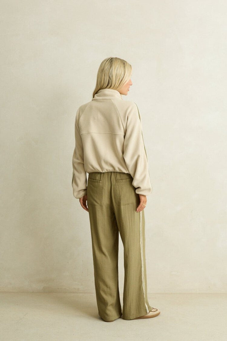 Rhythm Full Zip Polar Fleece | Sand