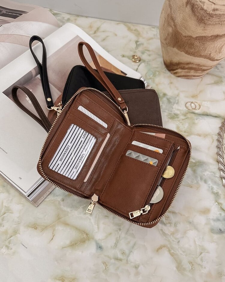 Louenhide Eden Saddle Wallet | Saddle Cognac