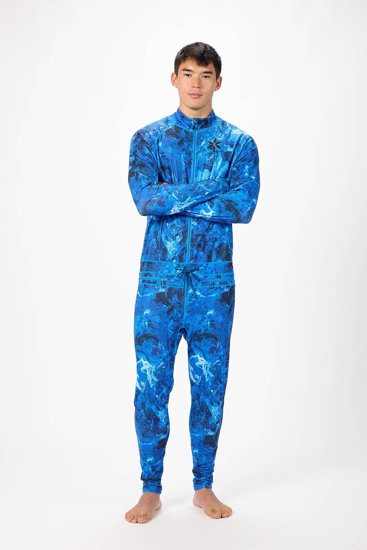 Airblaster Men's Hoodless Ninja Suit | Blue Ice