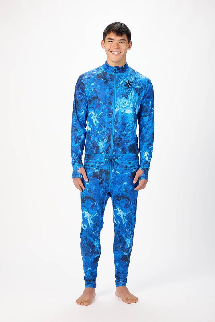 Airblaster Men's Hoodless Ninja Suit | Blue Ice