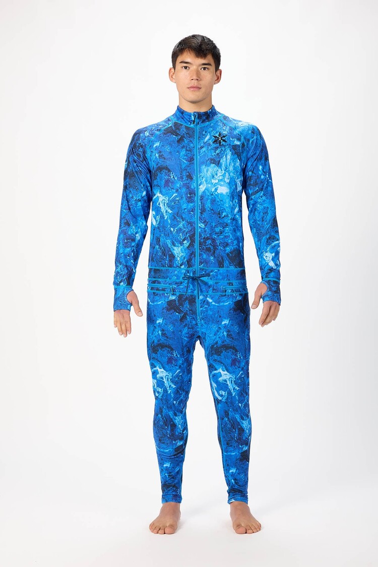 Airblaster Men's Hoodless Ninja Suit | Blue Ice
