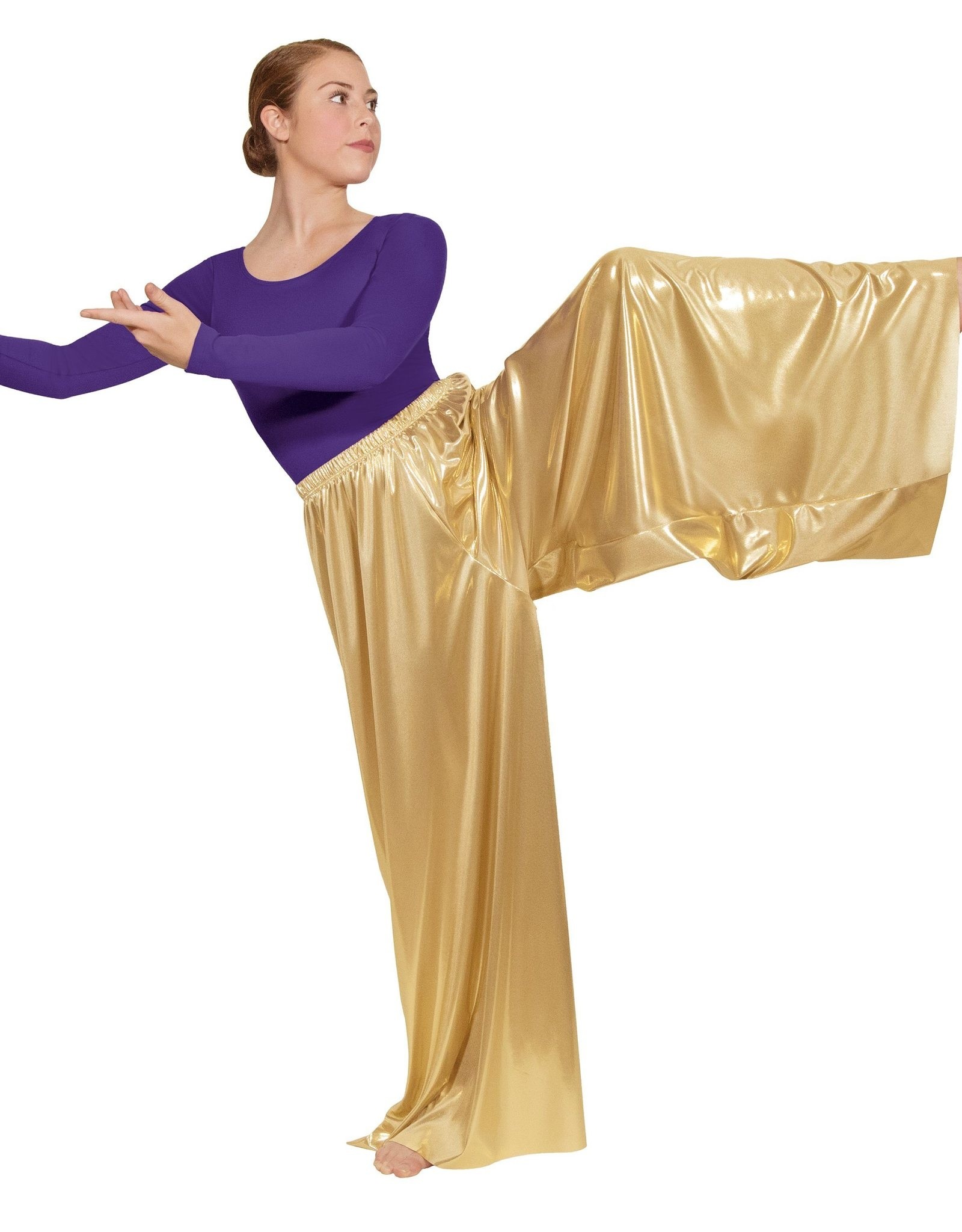 Eurotard Eurotard Adult Metallic Palazzo Pant 14691