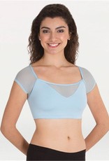 Body Wrappers Body Wrappers Cap Sleeve Crop Top BWP1008