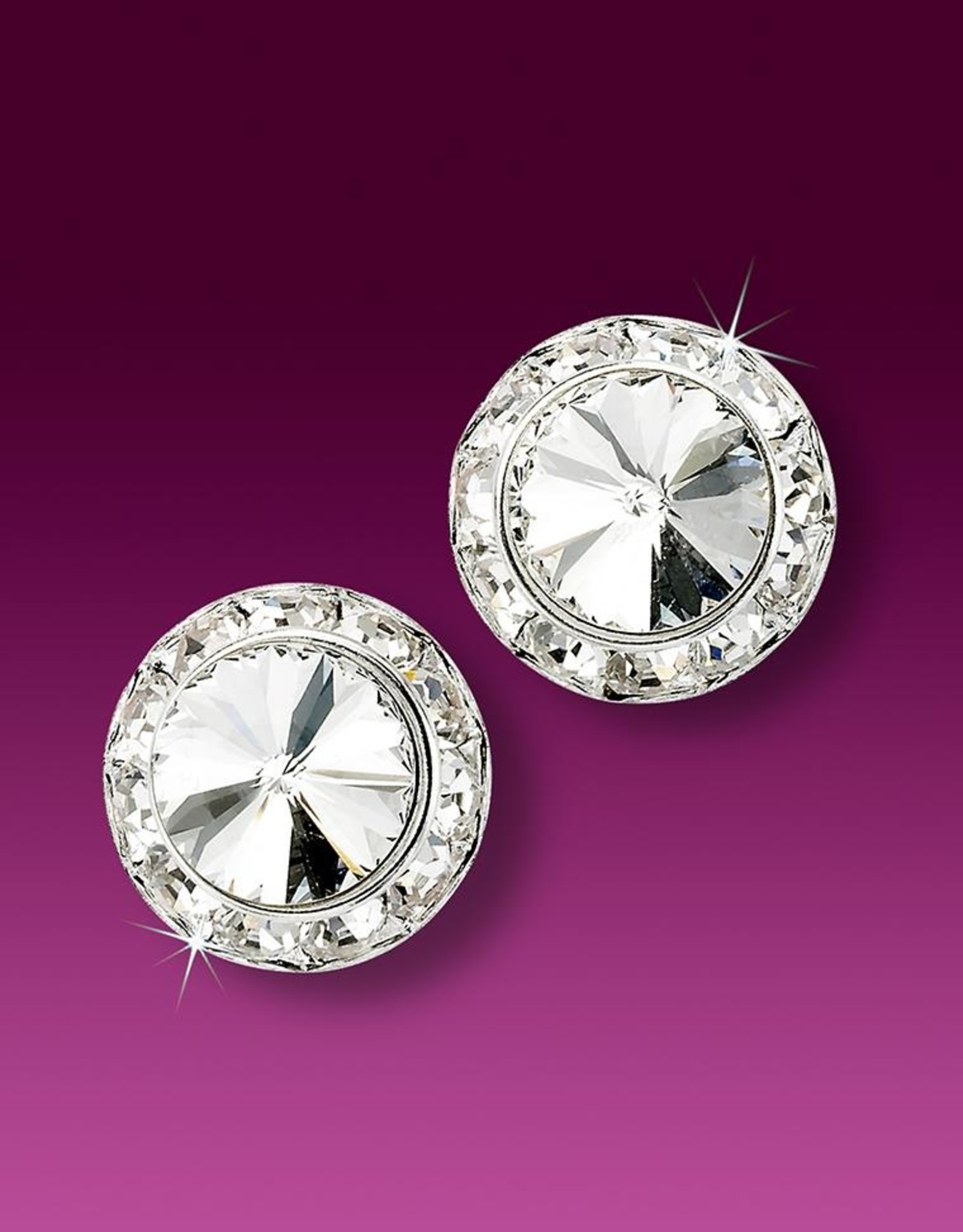 GG  Crystal Pierced Earrings