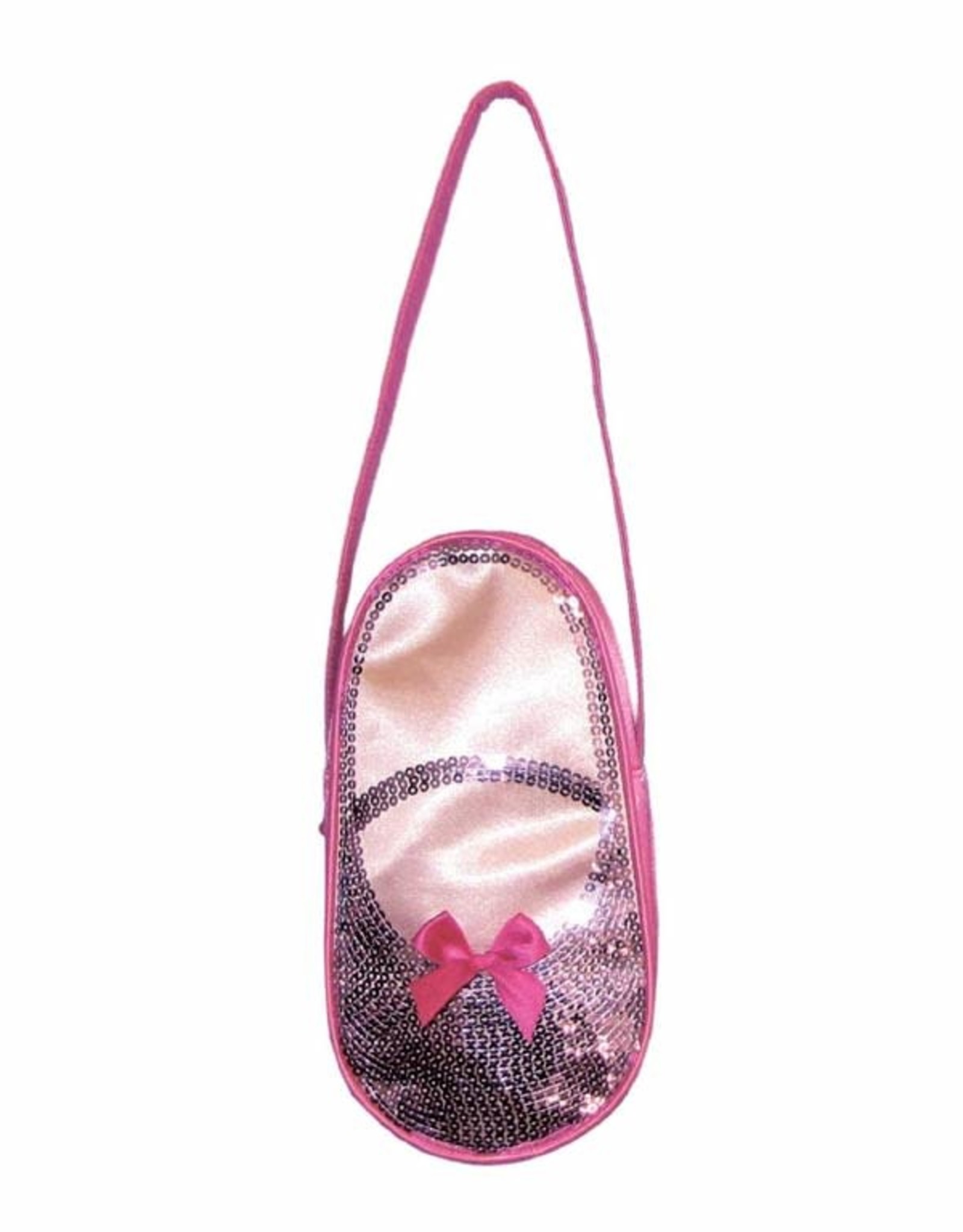 Horizon Satin & Sequins Ballet Shoe Tote