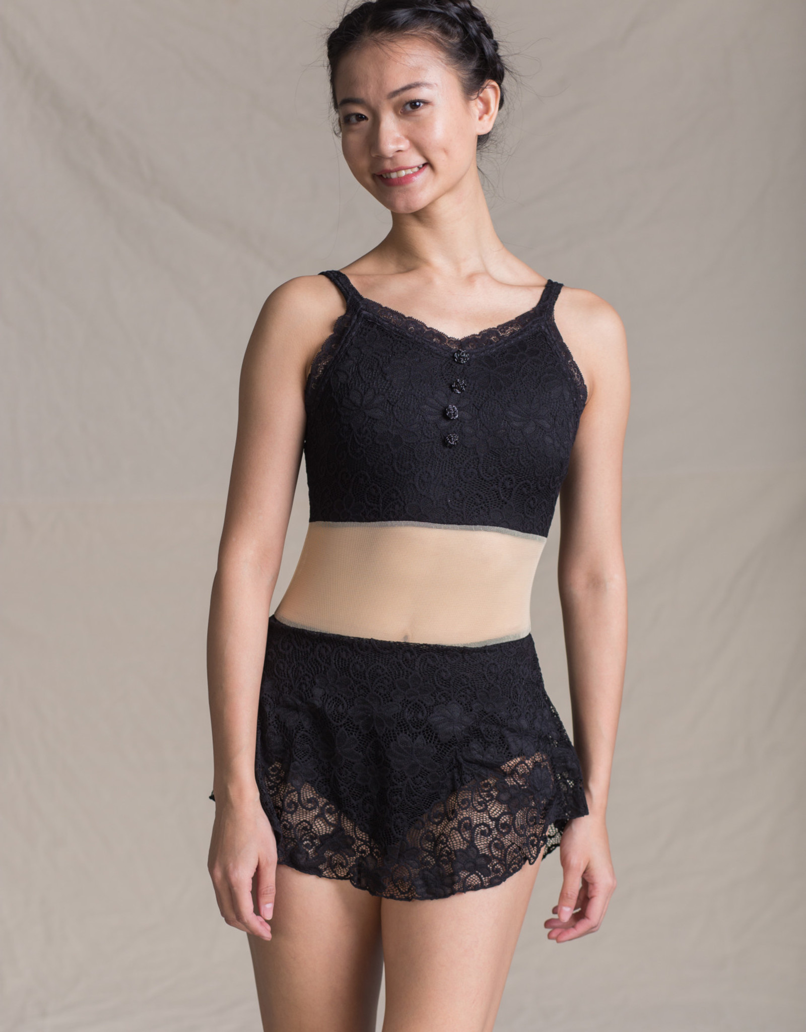 Xiaoxiao Xiao xiao Cami Skirted  Leotard 1513