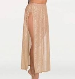 Body Wrappers Body Wrappers Side Split Glitter  Skirt