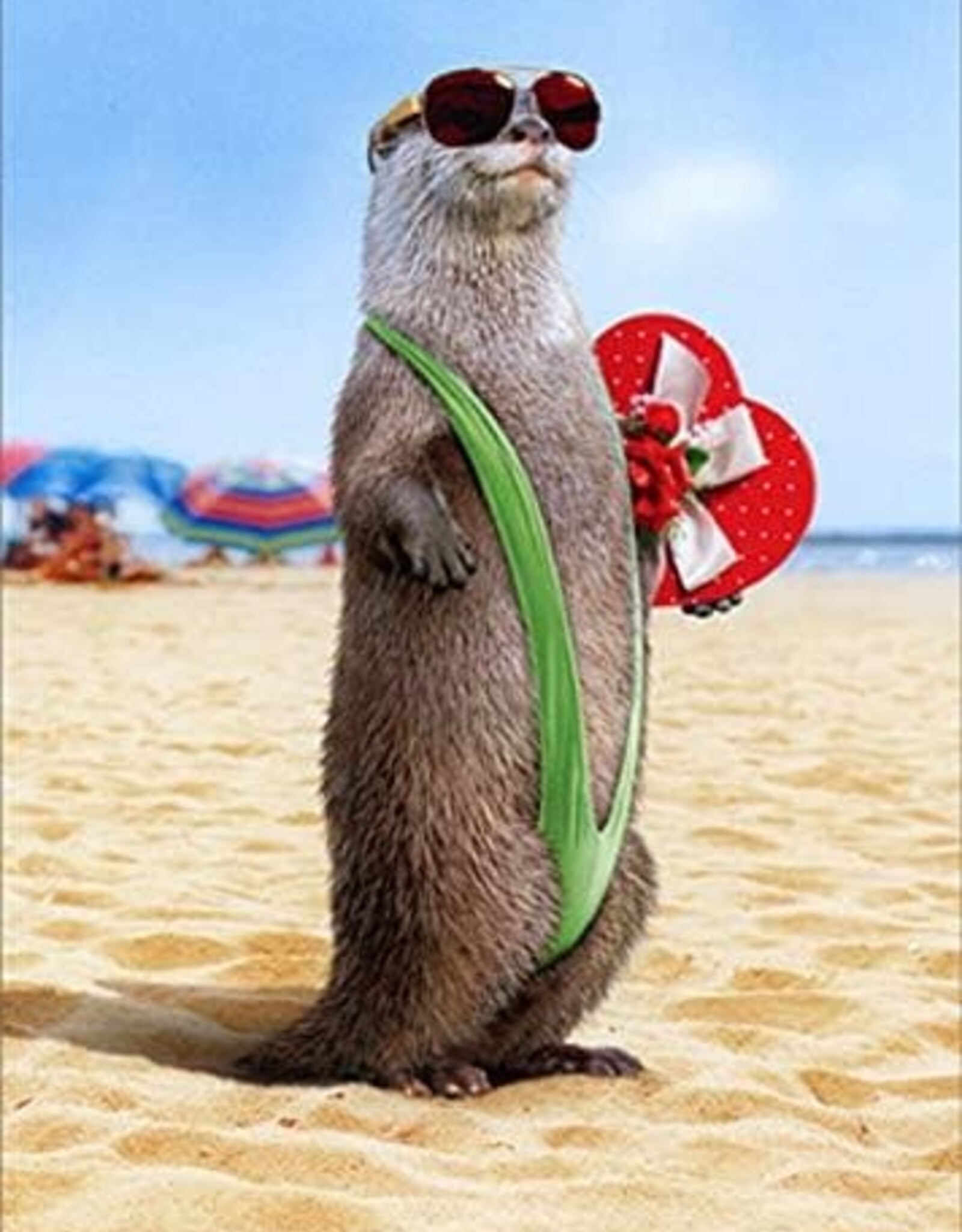 Otter Wearing Mankini Card