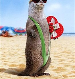 Otter Wearing Mankini Card