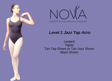 Level 1 Jazz/Tap/Acro