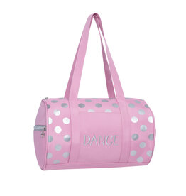 Horizon Dots Duffel Light Pink / Silver