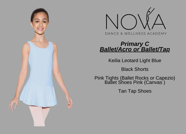 Primary C Ballet/Acro or Ballet Tap