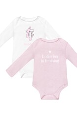 Ballerina In Training Onesie Two Pack