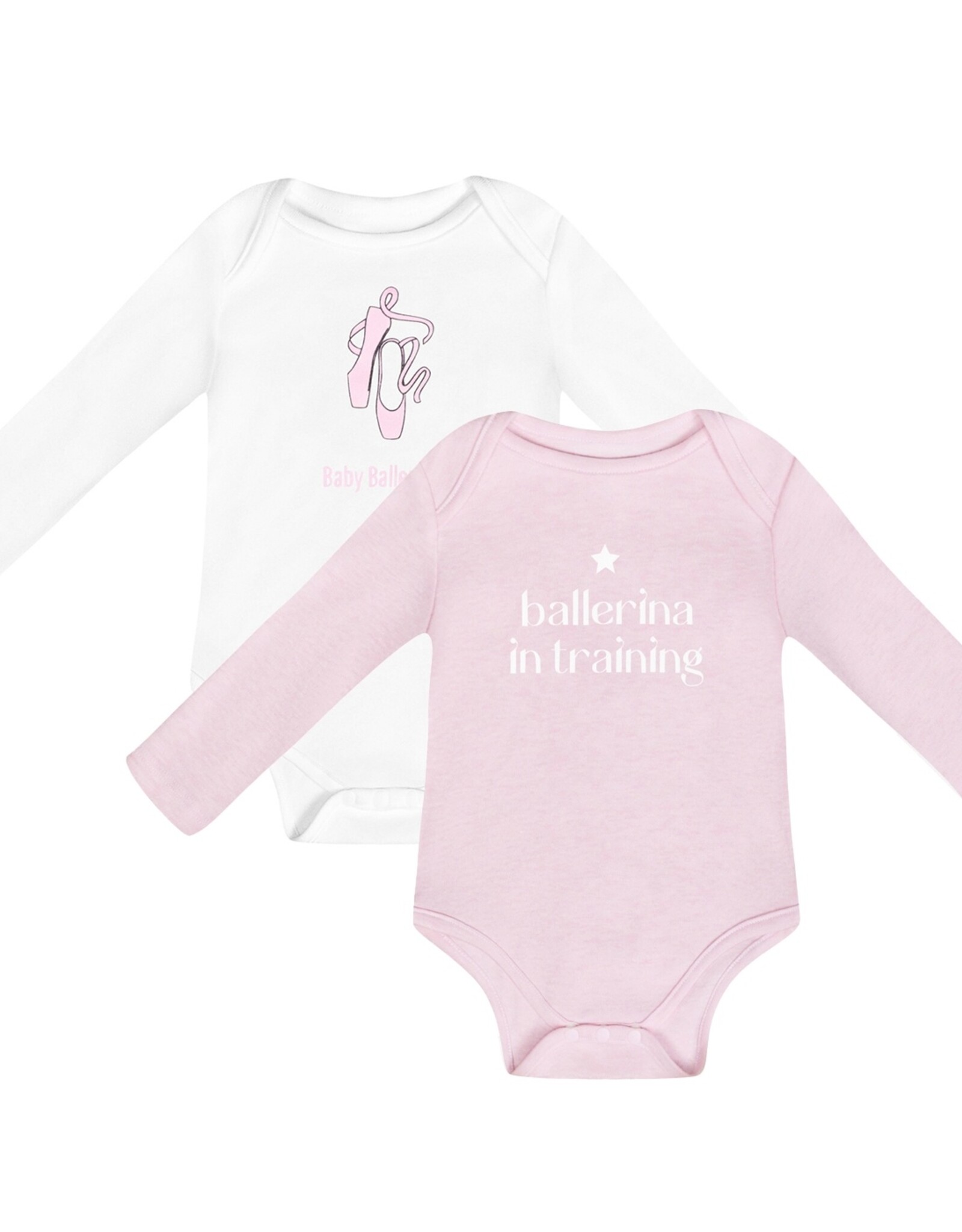 Ballerina In Training Onesie Two Pack