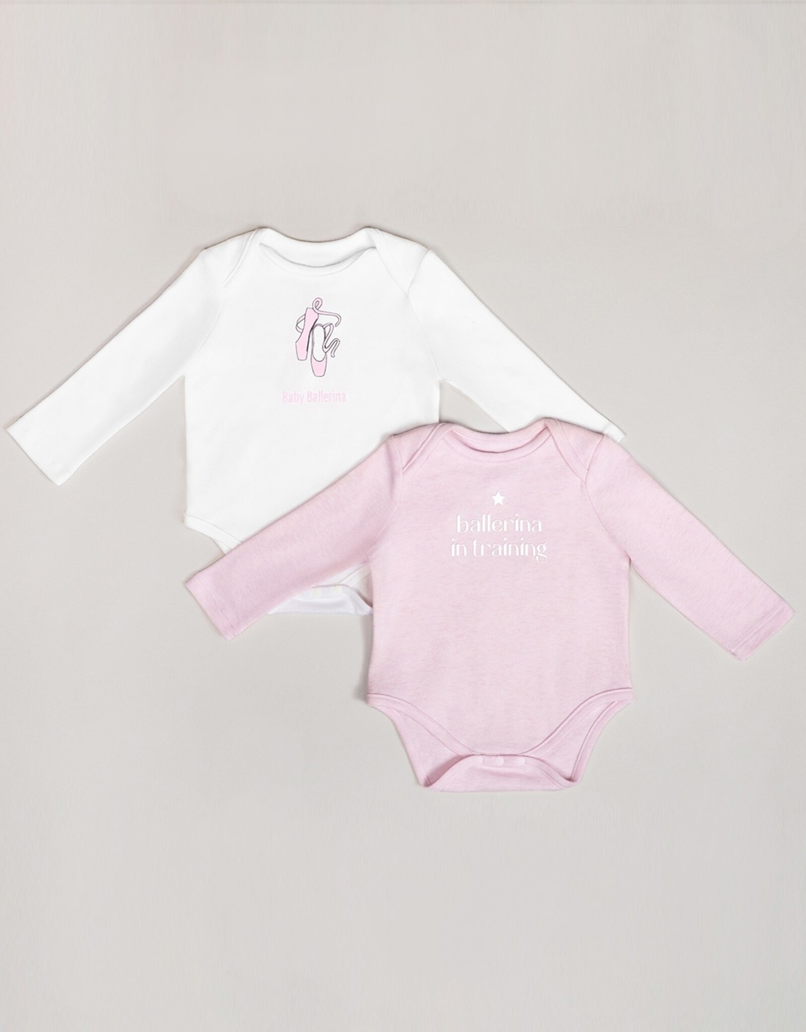 Ballerina In Training Onesie Two Pack
