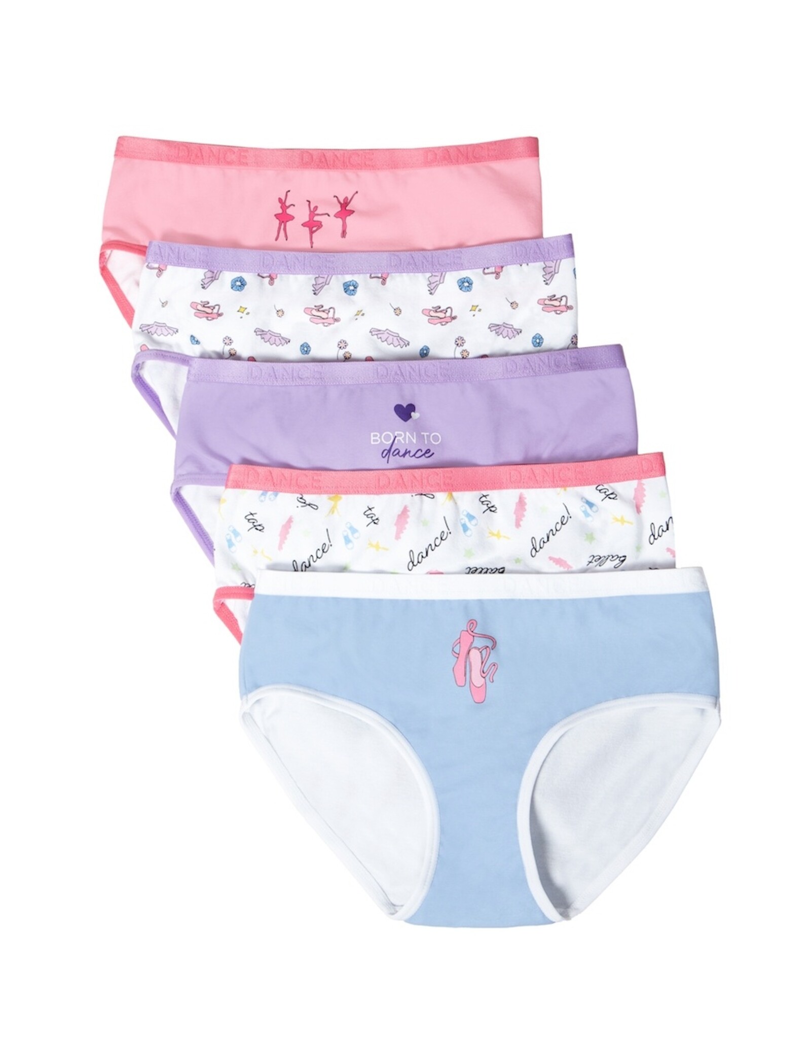 Girls Ballet 5 Brief Gift Box