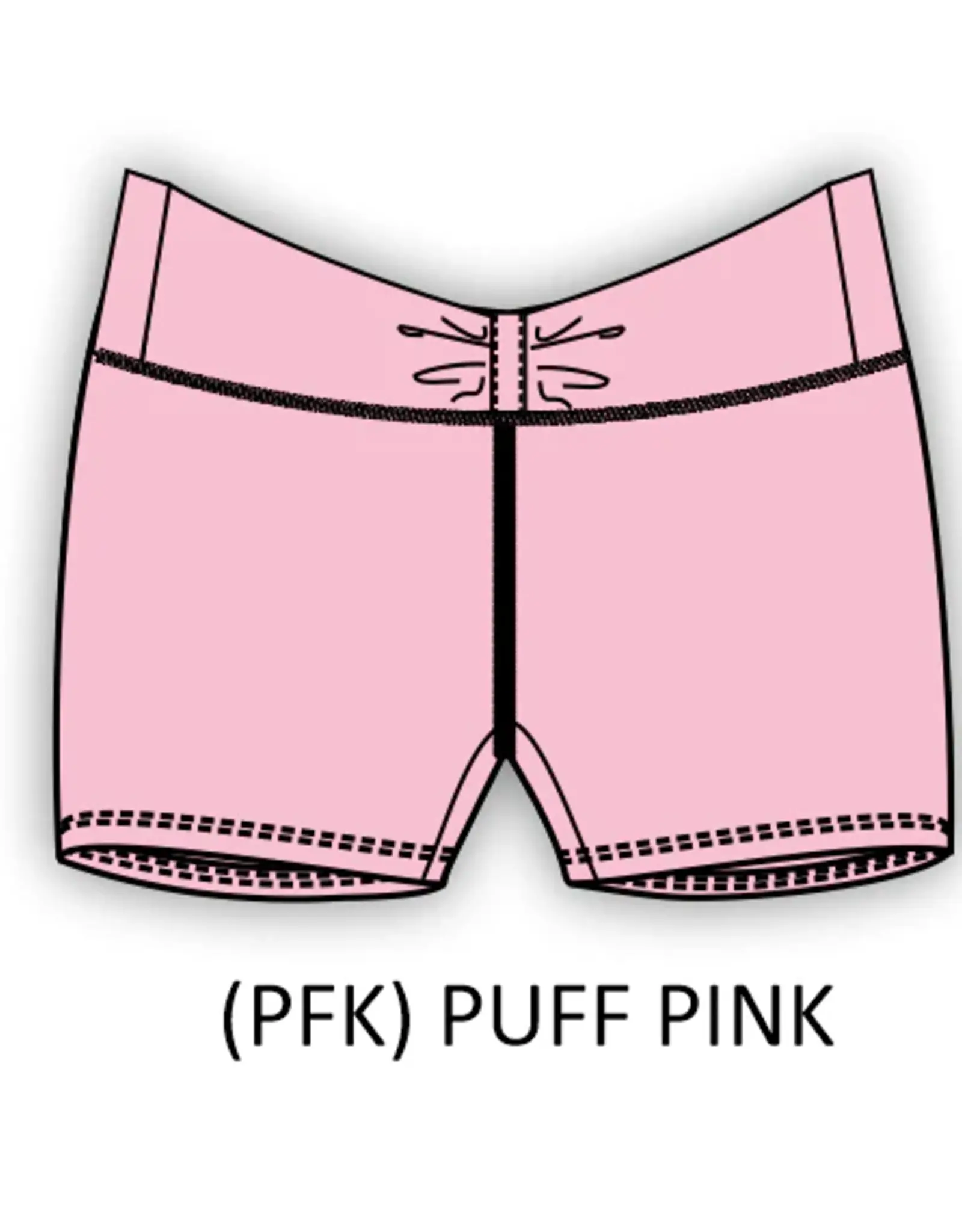 Honeycut Honeycut Lily Puff Pink Short B4205