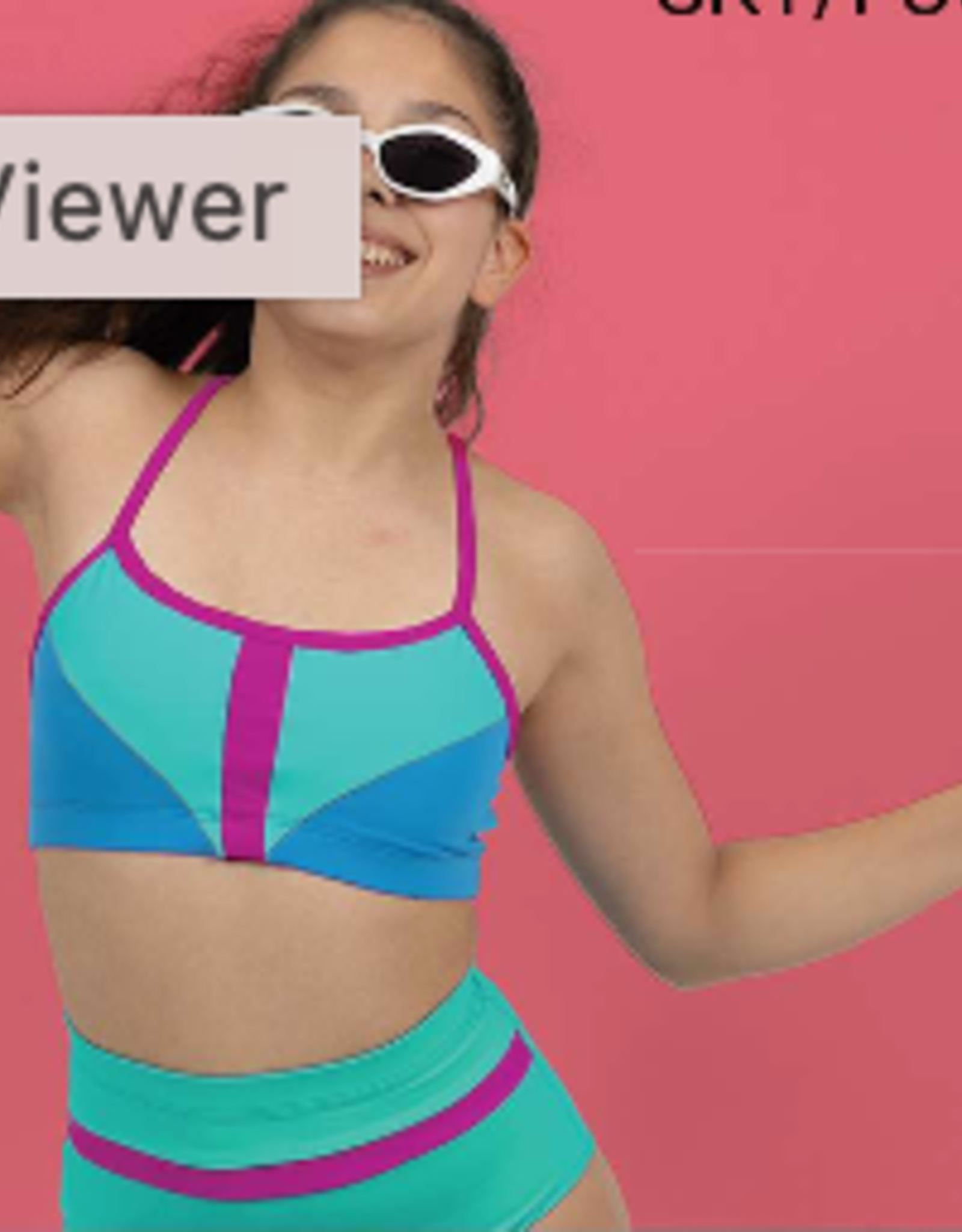 Demi Geometric Crop Top DT004