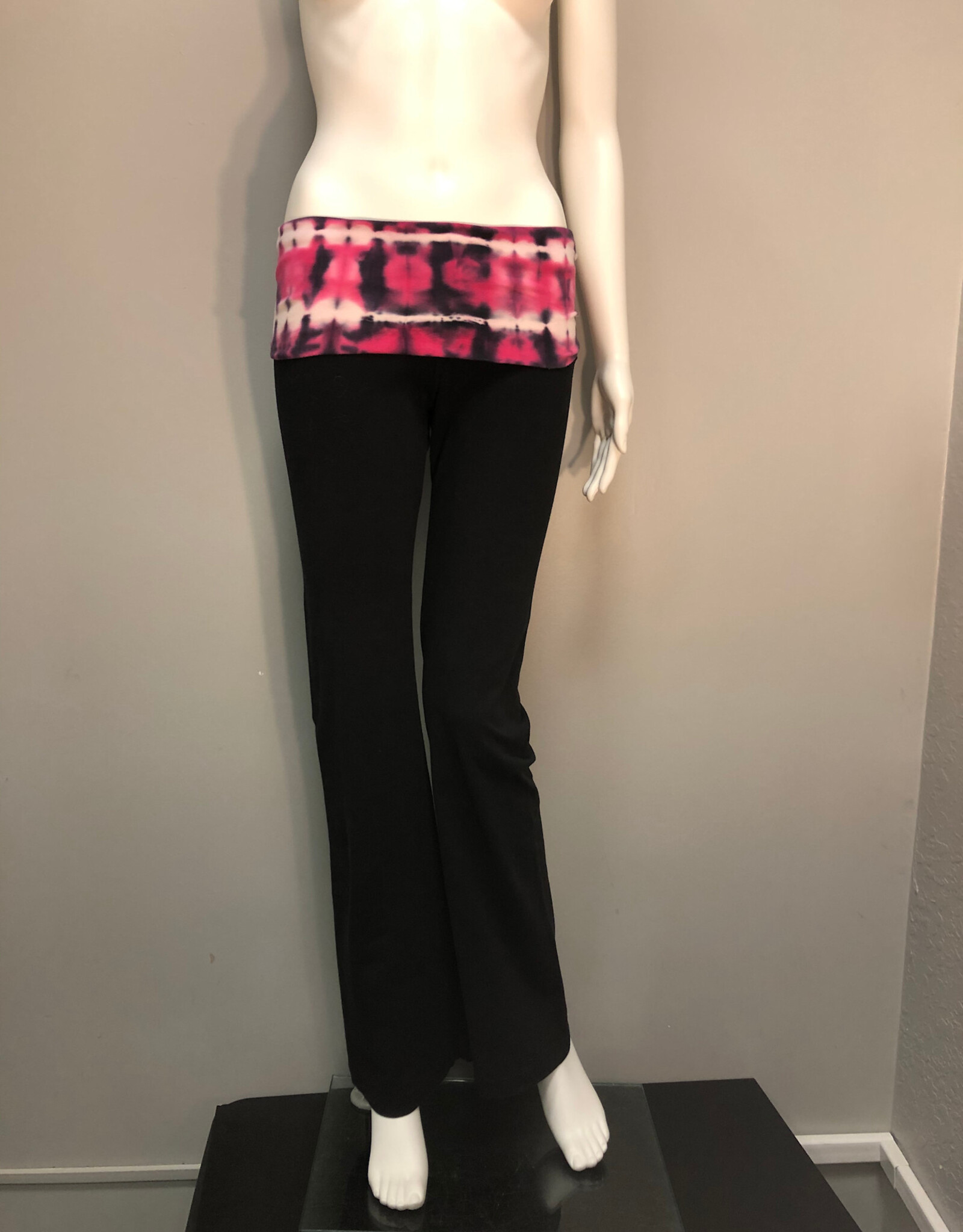 Hard Tail Hard Tail Roll Down Waist Boot Leg Legging With Razor Back