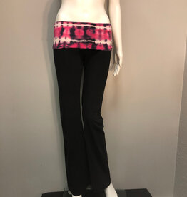 Hard Tail Hard Tail Roll Down Waist Boot Leg Legging With Razor Back