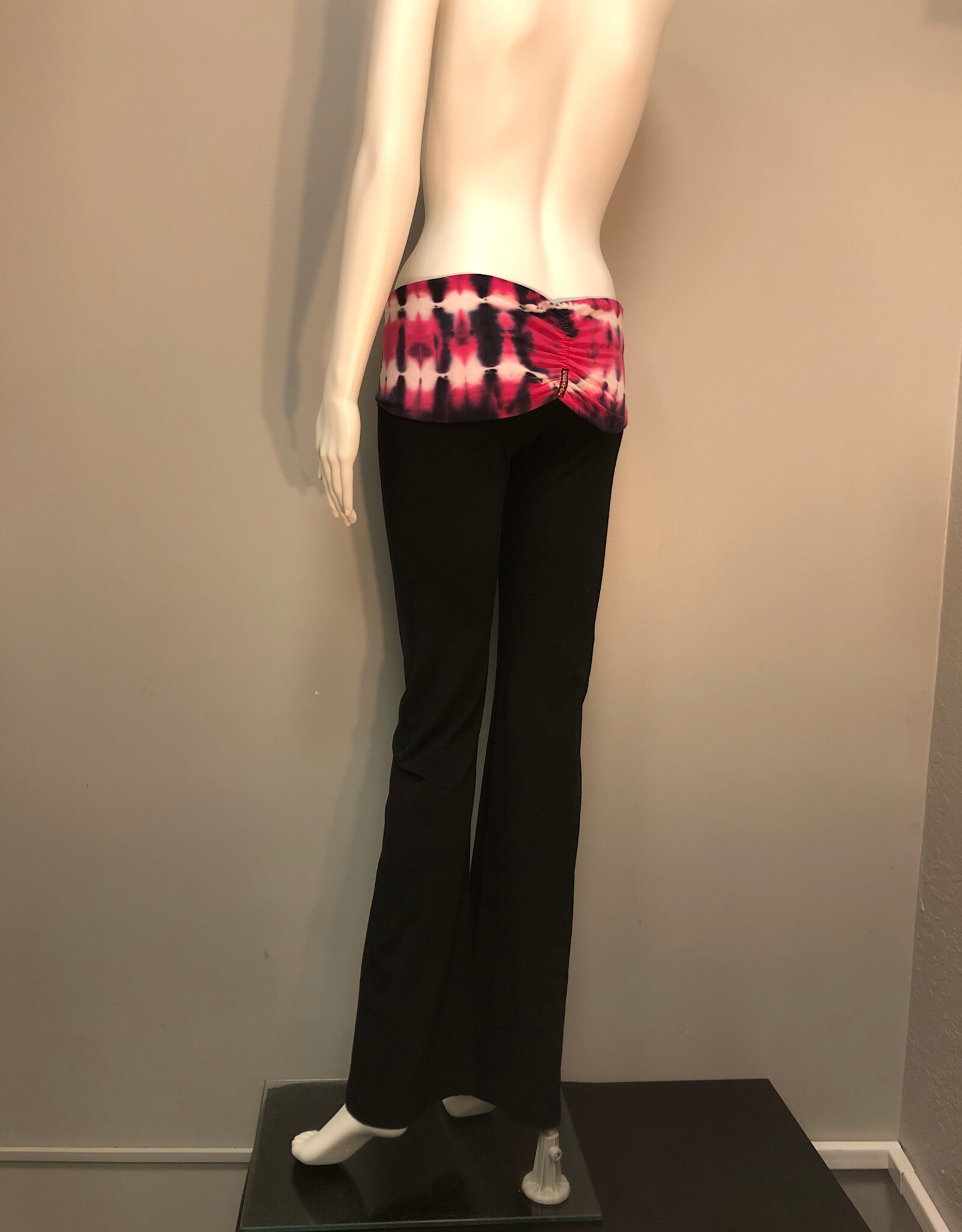 Hard Tail Hard Tail Roll Down Waist Boot Leg Legging With Razor Back