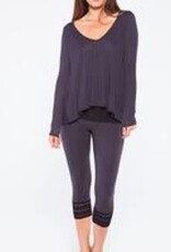 OmGirl OmGirl Whole Eyelet Capri EY3